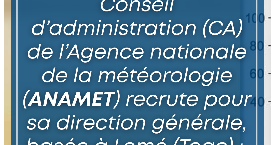 AVIS DE VACANCE DE POSTE